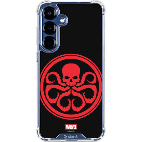 Marvel Captain America Hydra Symbol Galaxy S25 Clear Case